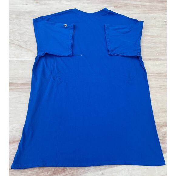 CHAMPION Authentic Athleticwear Knit Shirt Crew Neck Cotton Men's Blue SIZE XLT - Picture 5 of 5